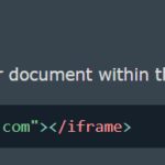 Memahami Tag HTML frame